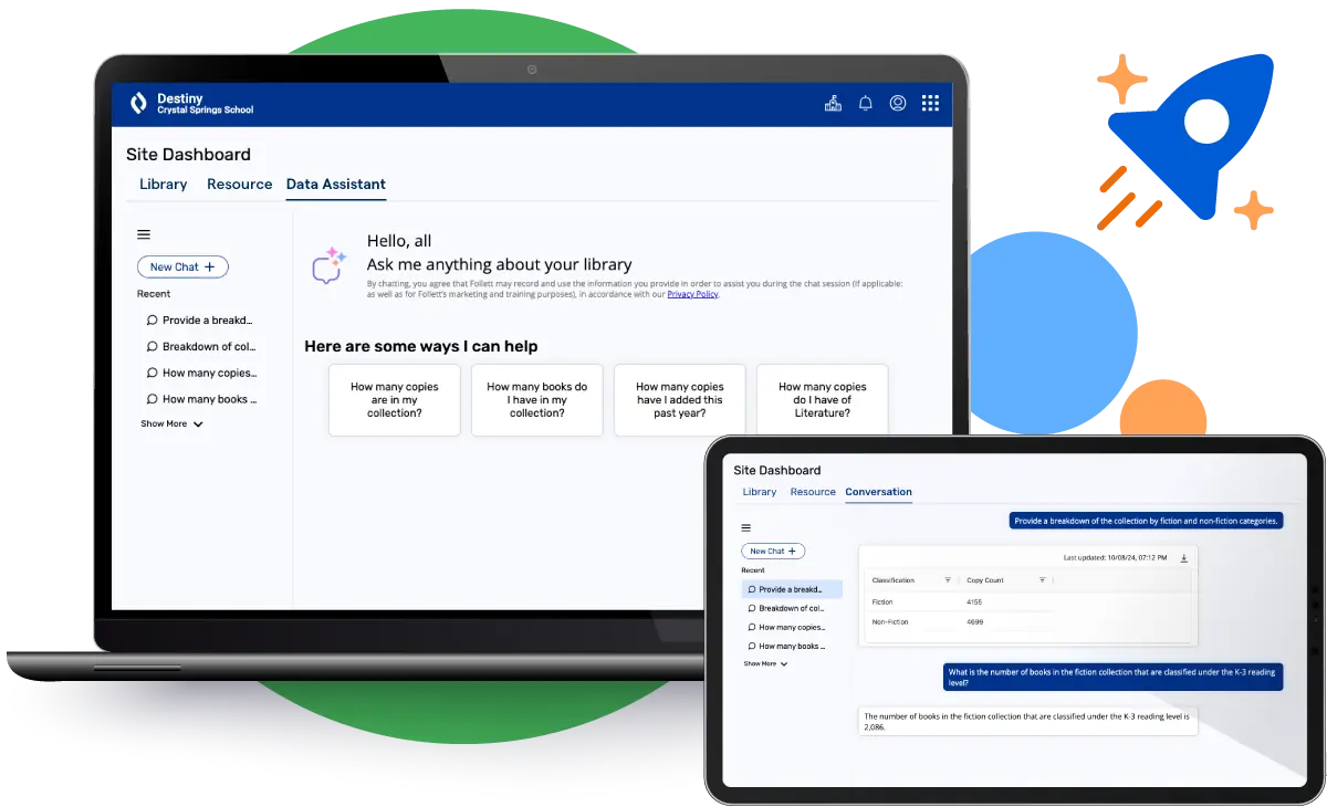School Library Management Software with AI