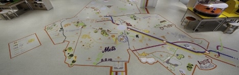 Interactive floor map