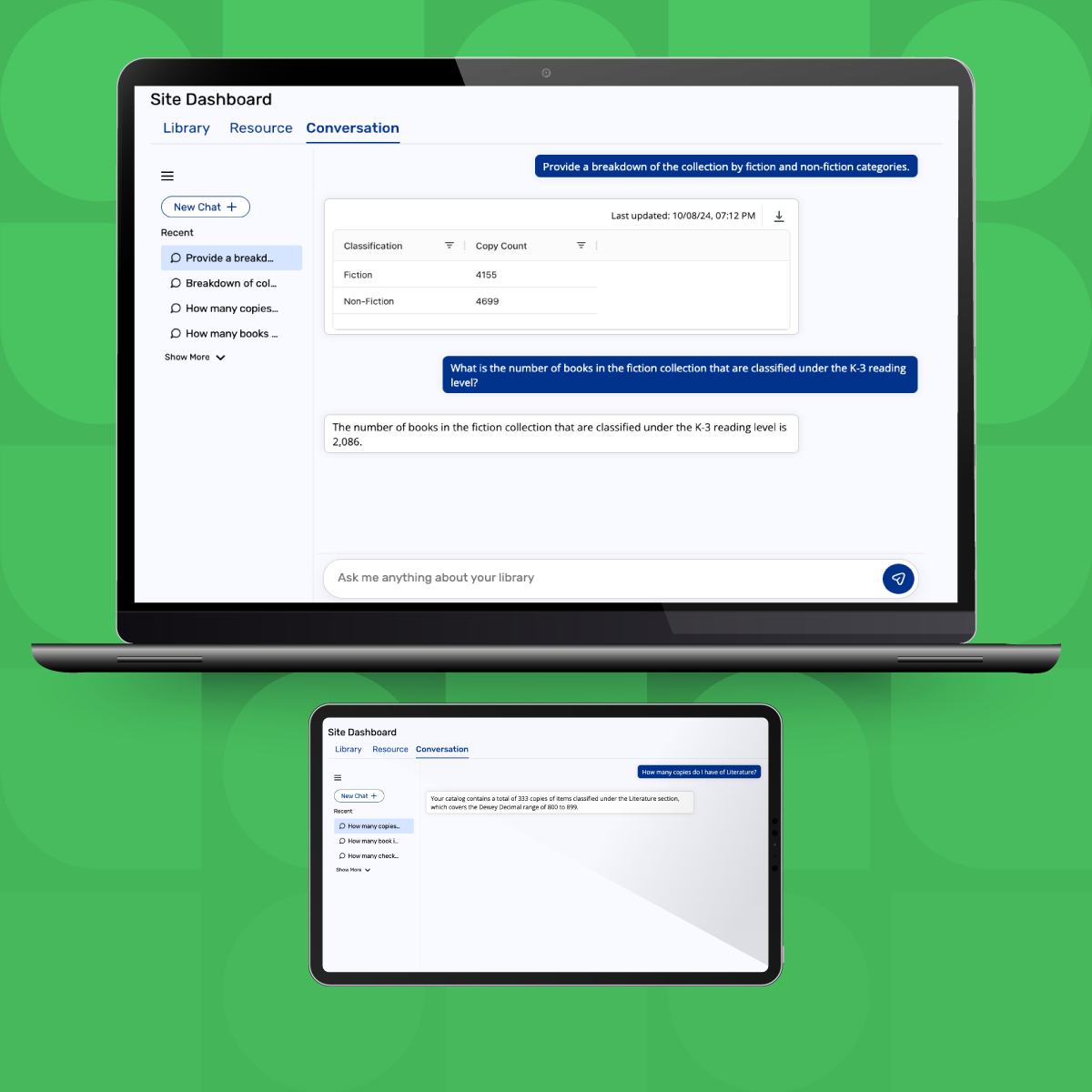 Destiny AI on laptop and tablet