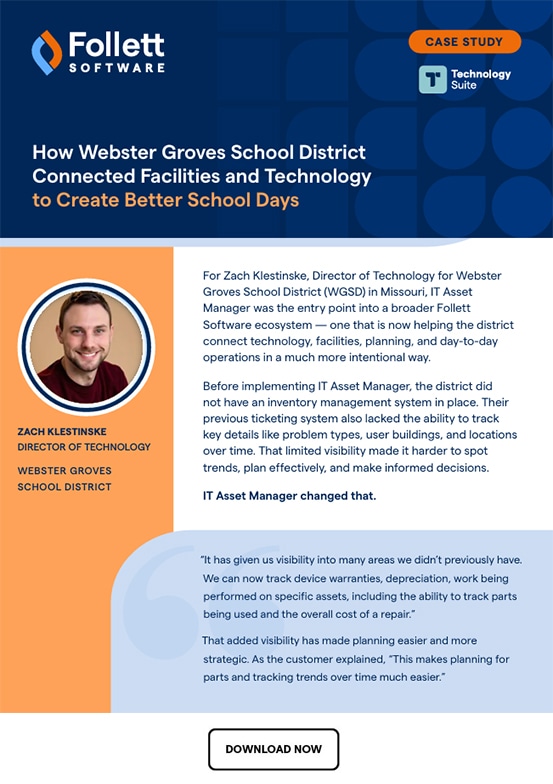 Download the case study: How Webster Groves School District Connected Facilities and Technology